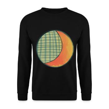 Mondsonne, Tagundnachtgleiche Okkulte Osterssegnungen - Unisex Pullover - Schwarz - Vorne - Alina (178cm) & Michal (187cm)