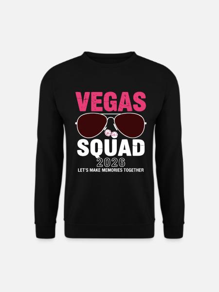 Vegas Squad 2026 Party Urlaub - Unisex Pullover - Schwarz