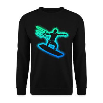 Kitesurf Kitesurf Enfants hommes Kitesurf - Sweat-shirt Unisexe - noir - Devant - Alina (178cm) & Michal (187cm)