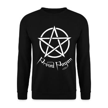 Beltane Blessings May Day Pagan - Unisex Sweatshirt - black - Front - Alina (178cm) & Michal (187cm)