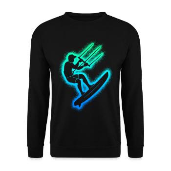 Kitesurf Enfants Hommes Kitesurf - Sweat-shirt Unisexe - noir - Devant - Alina (178cm) & Michal (187cm)