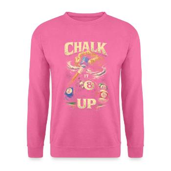 8-Ball Billard Chalk Up - Unisex Pullover - Pink - Vorne