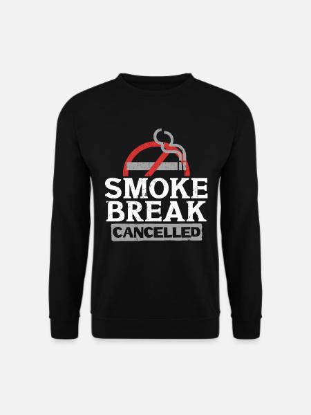 Pause fumée ex-fumeuse annulée - Sweat-shirt Unisexe - noir