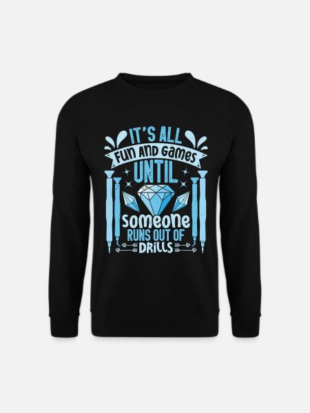  Diamond Painting Drill Collection Tools Diamond - Unisex Sweatshirt - black