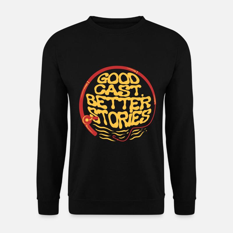 Fliegenfischen Fliegenangler - Unisex Pullover - Schwarz