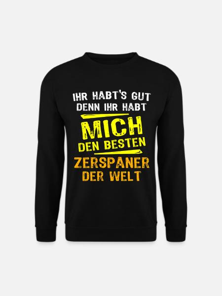 Zerspaner Geschenk - Unisex Pullover - Schwarz