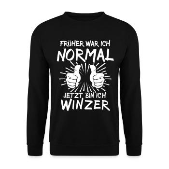 Winzer - Unisex Pullover - Schwarz - Vorne - Alina (178cm) & Michal (187cm)