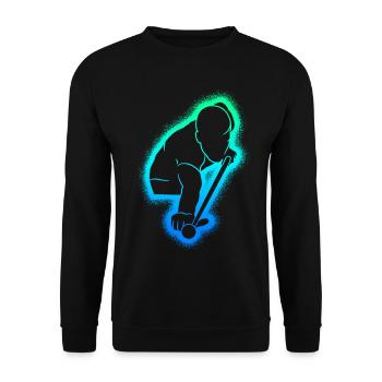 Billard Billiard Pool Herren Kinder Jungen Snooker - Unisex Pullover - Schwarz - Vorne - Alina (178cm) & Michal (187cm)