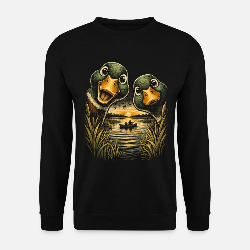 duck shooting - Unisex Sweatshirt - black