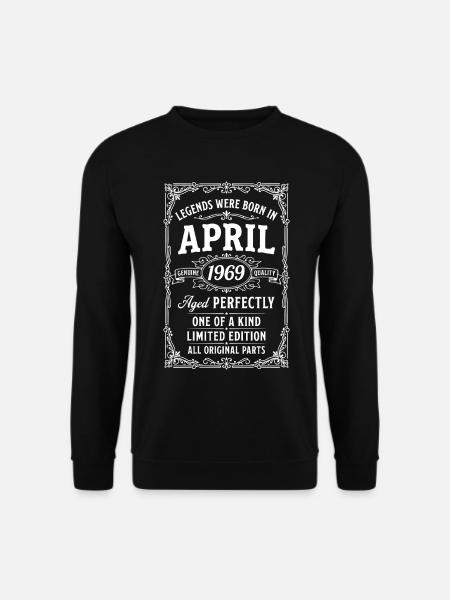 Awesome since April 1969 - Unisex Sweatshirt - black