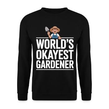 Idée de cadeau amusant pour un jardin de jardin de jardin de jardin - Sweat-shirt Unisexe - noir - Devant - Alina (178cm) & Michal (187cm)