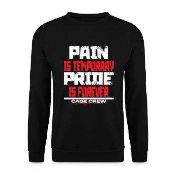 cage_crew_MMA_Mixed Martial arts - Unisex Pullover - Schwarz - Vorne - Alina (178cm) & Michal (187cm)