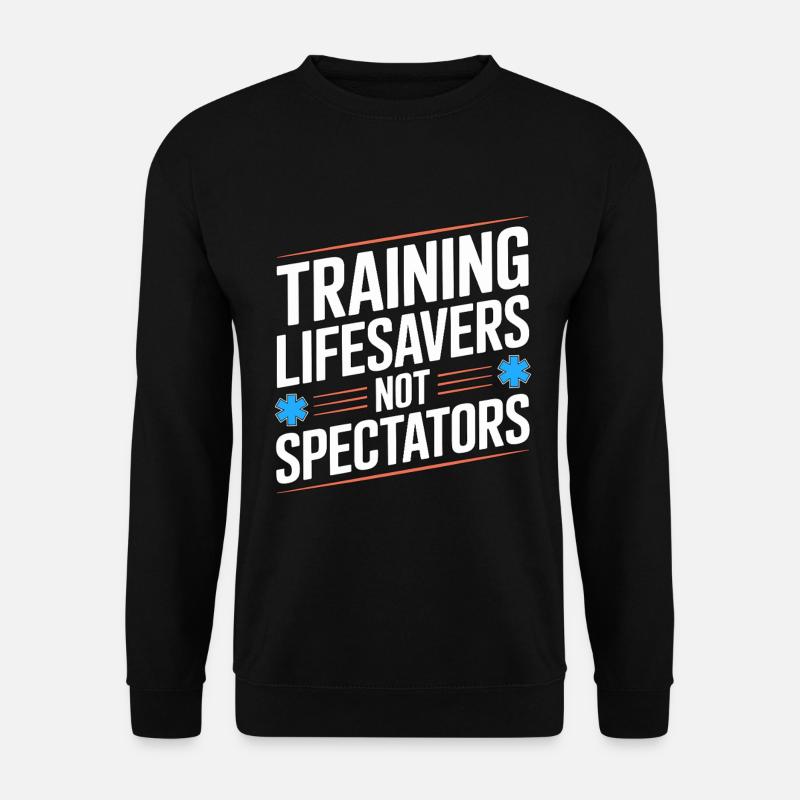 Paramedic Training Lifesavers Emergency Services - Unisex Sweatshirt - black