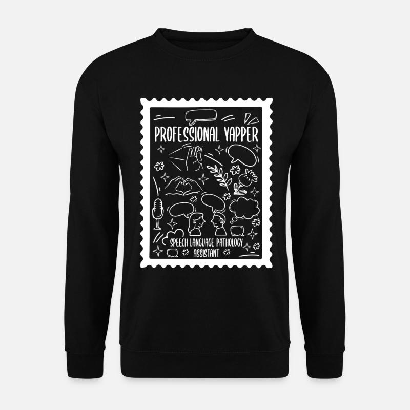 Professionelle Yapper Speech Language SLP - Unisex Pullover - Schwarz