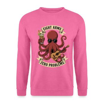 Eight Arms Zero Problems - Unisex Pullover - Pink - Vorne