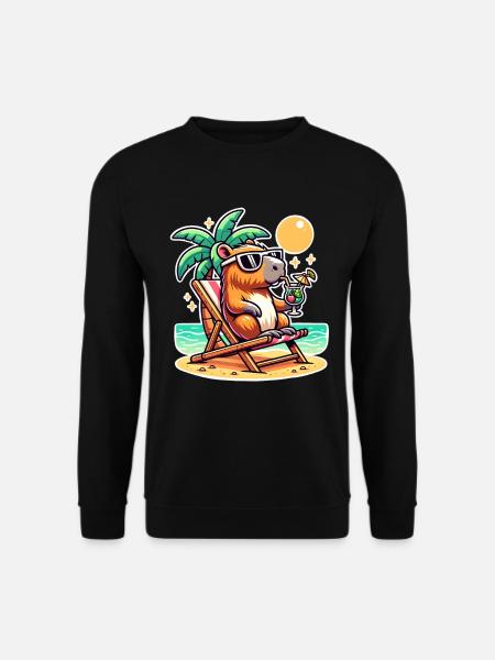 Capybara Holidays - Unisex Sweatshirt - black