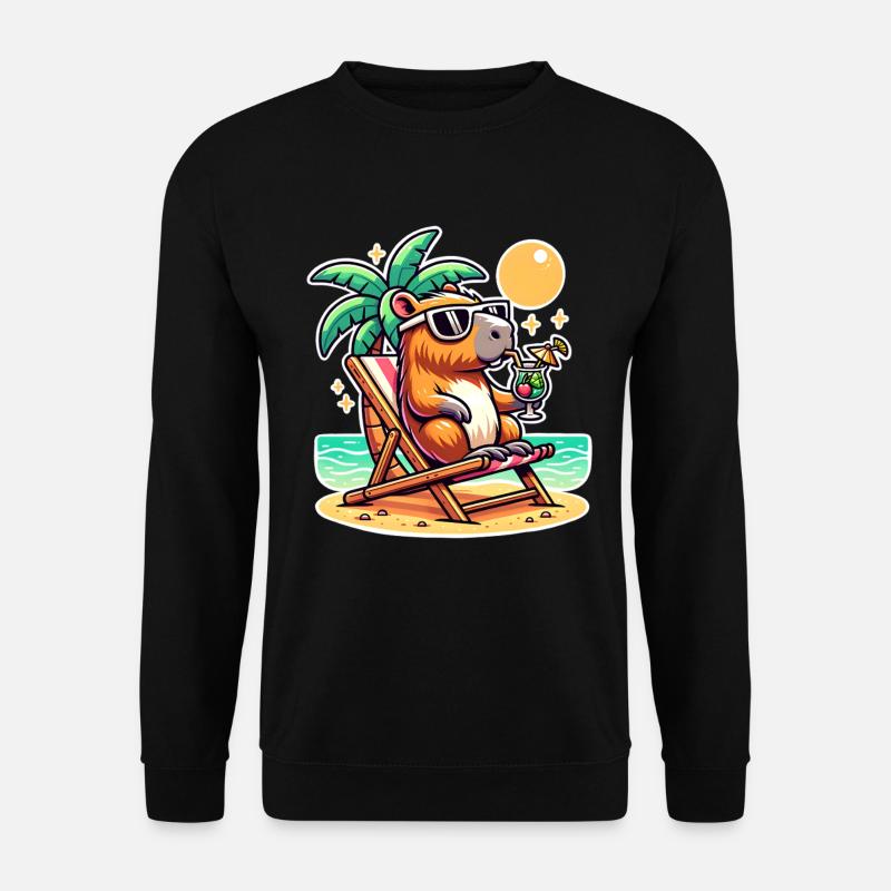 Capybara Holidays - Unisex Sweatshirt - black