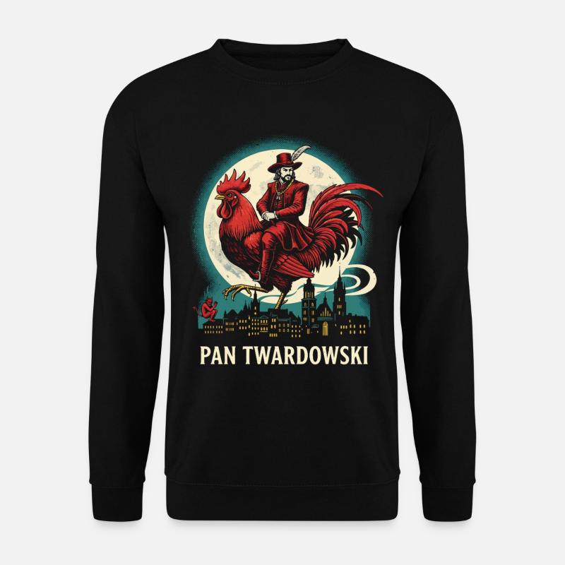 Pan Twardowski Polish Folk Legend - Unisex Sweatshirt - black
