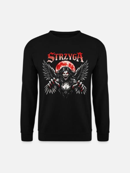 Strzyga Slavic Demon Legend - Unisex Sweatshirt - black