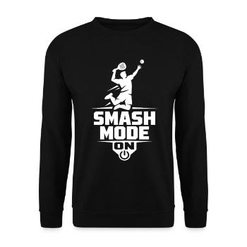 Le padel écrase la mode sur le style professionnel - Sweat-shirt Unisexe - noir - Devant - Alina (178cm) & Michal (187cm)