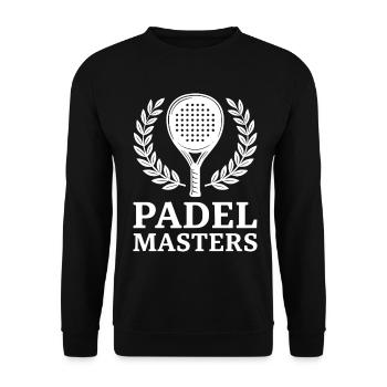 Look du Padel Masters dans le sport professionnel - Sweat-shirt Unisexe - noir - Devant - Alina (178cm) & Michal (187cm)