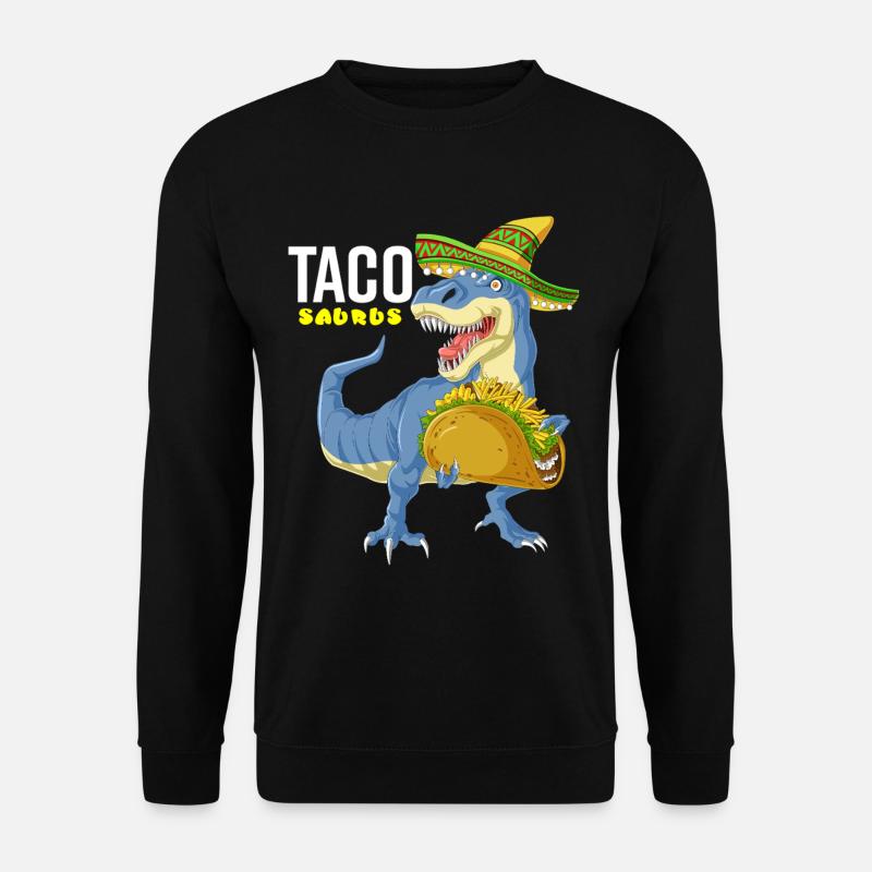 Tacosaurus Cinco De Mayo Hemd - Unisex Pullover - Schwarz
