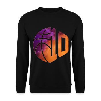 NUMÉRO 10 BASKETBALL 10E ANNIVERSAIRE - Sweat-shirt Unisexe - noir - Devant - Alina (178cm) & Michal (187cm)