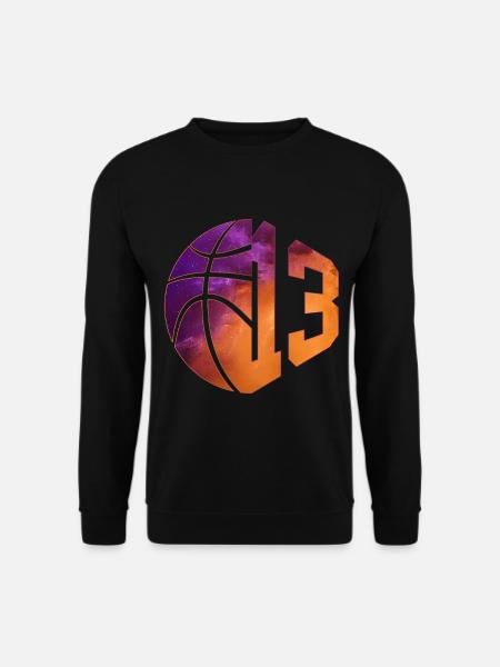NUMMER 13 BASKETBALL 13. GEBURTSTAG - Unisex Pullover - Schwarz