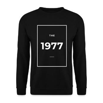 1977 - Légendaire depuis 1977 Édition Limitée 1977 - Sweat-shirt Unisexe - noir - Devant - Alina (178cm) & Michal (187cm)