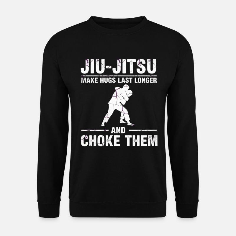 Jiu Jitsu Choke Them - Unisex Sweatshirt - black