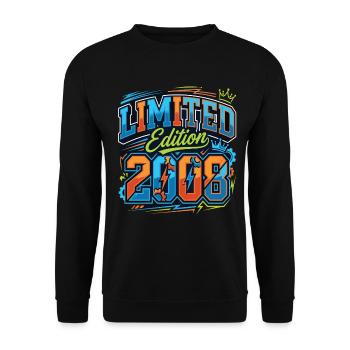 Édition limitée anniversaire 2008 - Sweat-shirt Unisexe - noir - Devant - Alina (178cm) & Michal (187cm)