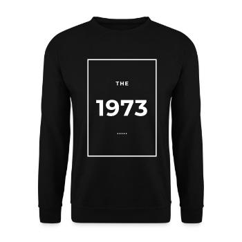1973 - Légendaire depuis 1973 Édition Limitée 1973 - Sweat-shirt Unisexe - noir - Devant - Alina (178cm) & Michal (187cm)