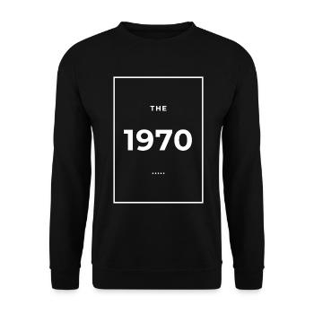 1970 – Legendär seit 1970 Limited Edition 1970 - Unisex Pullover - Schwarz - Vorne - Alina (178cm) & Michal (187cm)