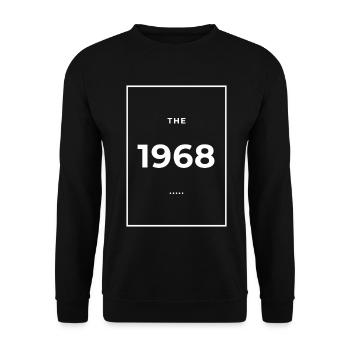 1968 - Légendaire depuis 1968 Édition Limitée 1968 - Sweat-shirt Unisexe - noir - Devant - Alina (178cm) & Michal (187cm)
