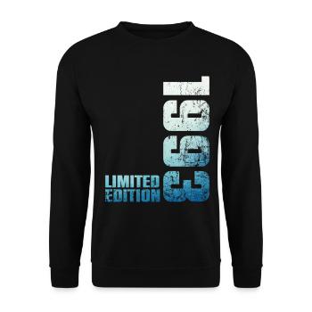 33ème Anniversaire Homme Femme 33 ans 1993 Cadeau - Sweat-shirt Unisexe - noir - Devant - Alina (178cm) & Michal (187cm)