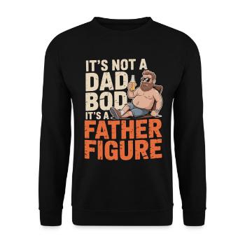 Dad Shirt Father Humor Beer Gift - Unisex Sweatshirt - black - Front - Alina (178cm) & Michal (187cm)