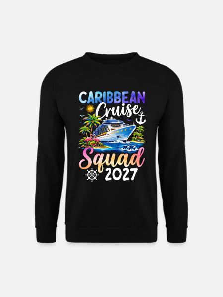 Caribbean Cruise Squad 2027 - Unisex Sweatshirt - black