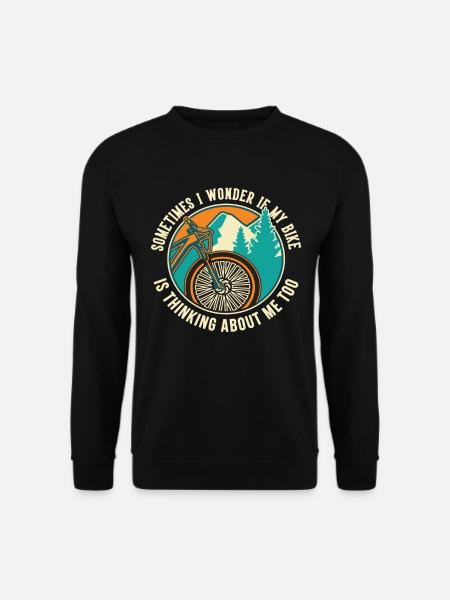 Vélo de gravier : Aventure à vélo - Sweat-shirt Unisexe - noir