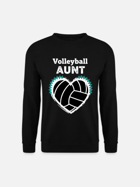Volleyball Aunt - Unisex Sweatshirt - black