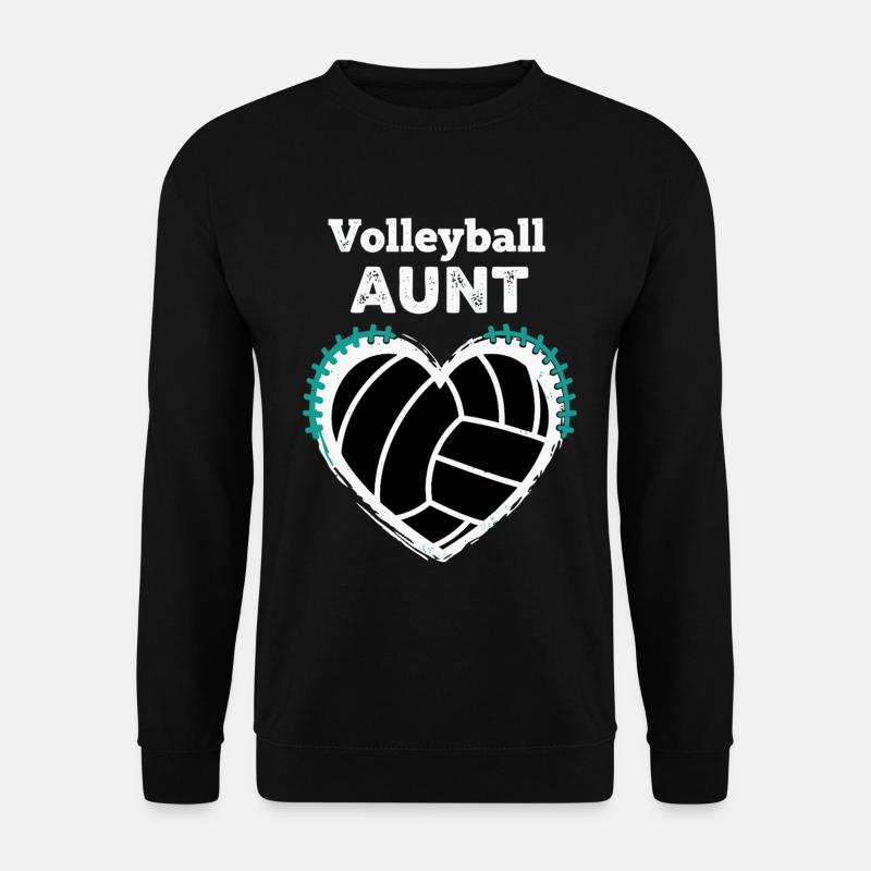 Volleyball Aunt - Unisex Pullover - Schwarz