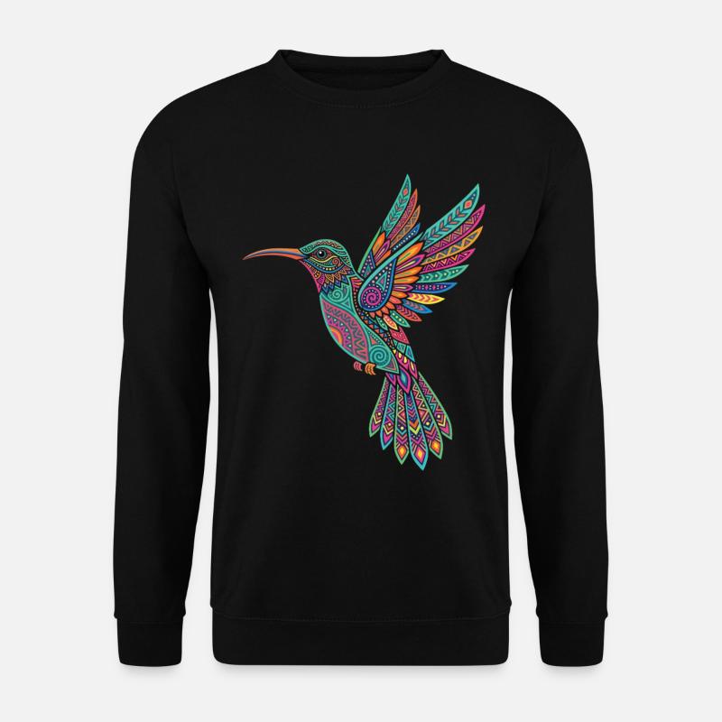 Alebrije Kolibri Mexikanisches Volk - Unisex Pullover - Schwarz