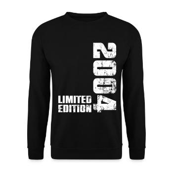 Cadeau d'anniversaire 22 ans 2004 Homme Femme - Sweat-shirt Unisexe - noir - Devant - Alina (178cm) & Michal (187cm)