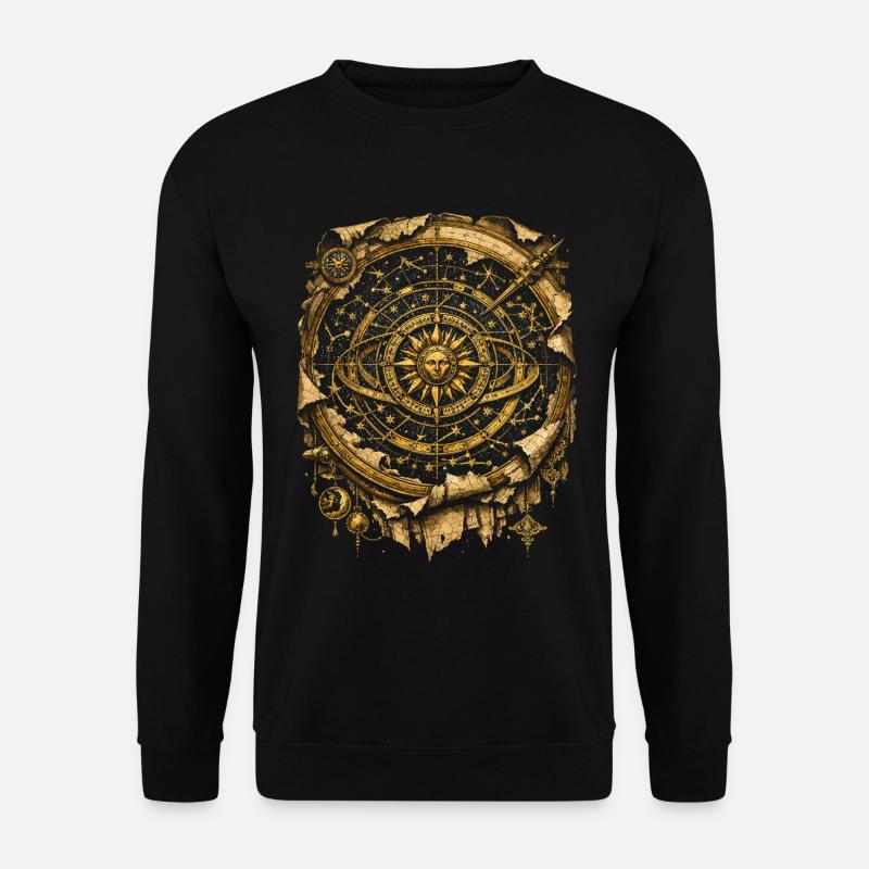 Astronomie Astronom Star Chart - Unisex Pullover - Schwarz