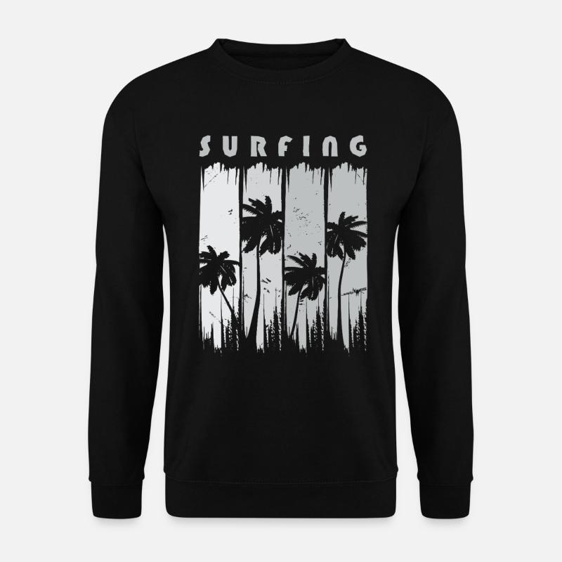 Surf Surfen Surfer - Unisex Sweatshirt - black