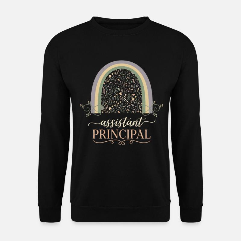 Vice-principal adjoint Rainbow - Sweat-shirt Unisexe - noir