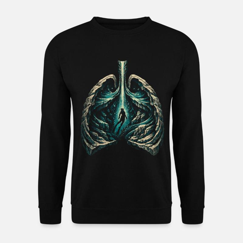 Apnoetauchen Freitauchen - Unisex Pullover - Schwarz