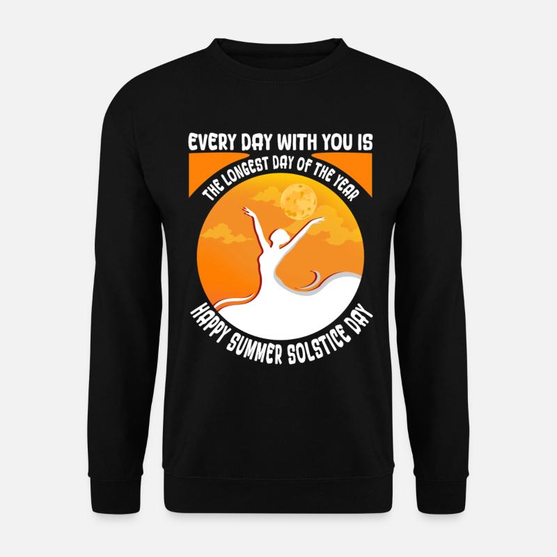 Litha Pagan Solstice d’été Midsommar - Sweat-shirt Unisexe - noir