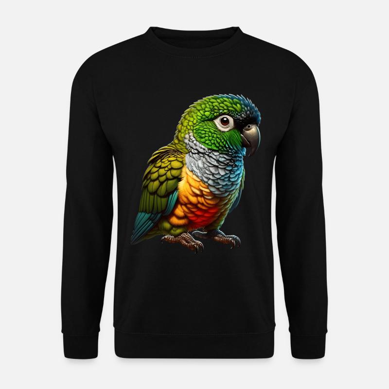 Felsensittich Motiv - Unisex Pullover - Schwarz