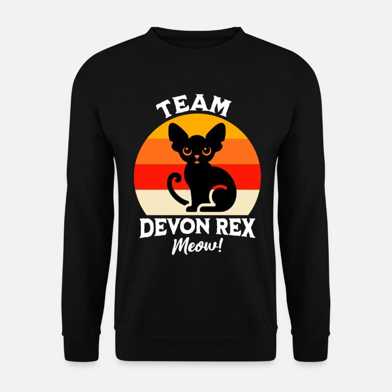 Team Devon Rex - Unisex Sweatshirt - black