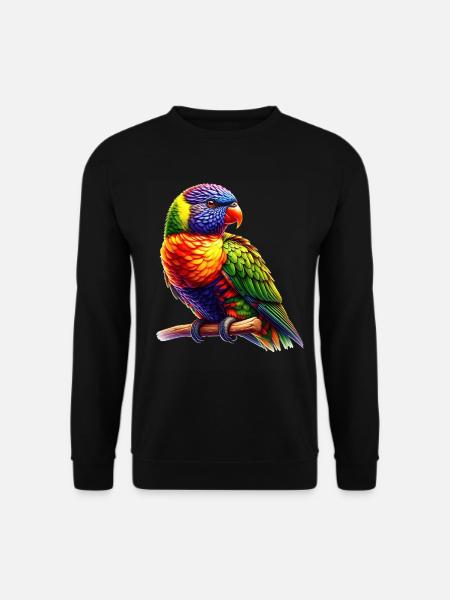 Forest lorikeet - Unisex Sweatshirt - black